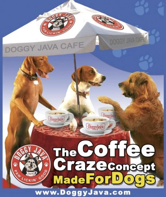 Doggy Java caffeine free, beef flavored “coffee” for dogs