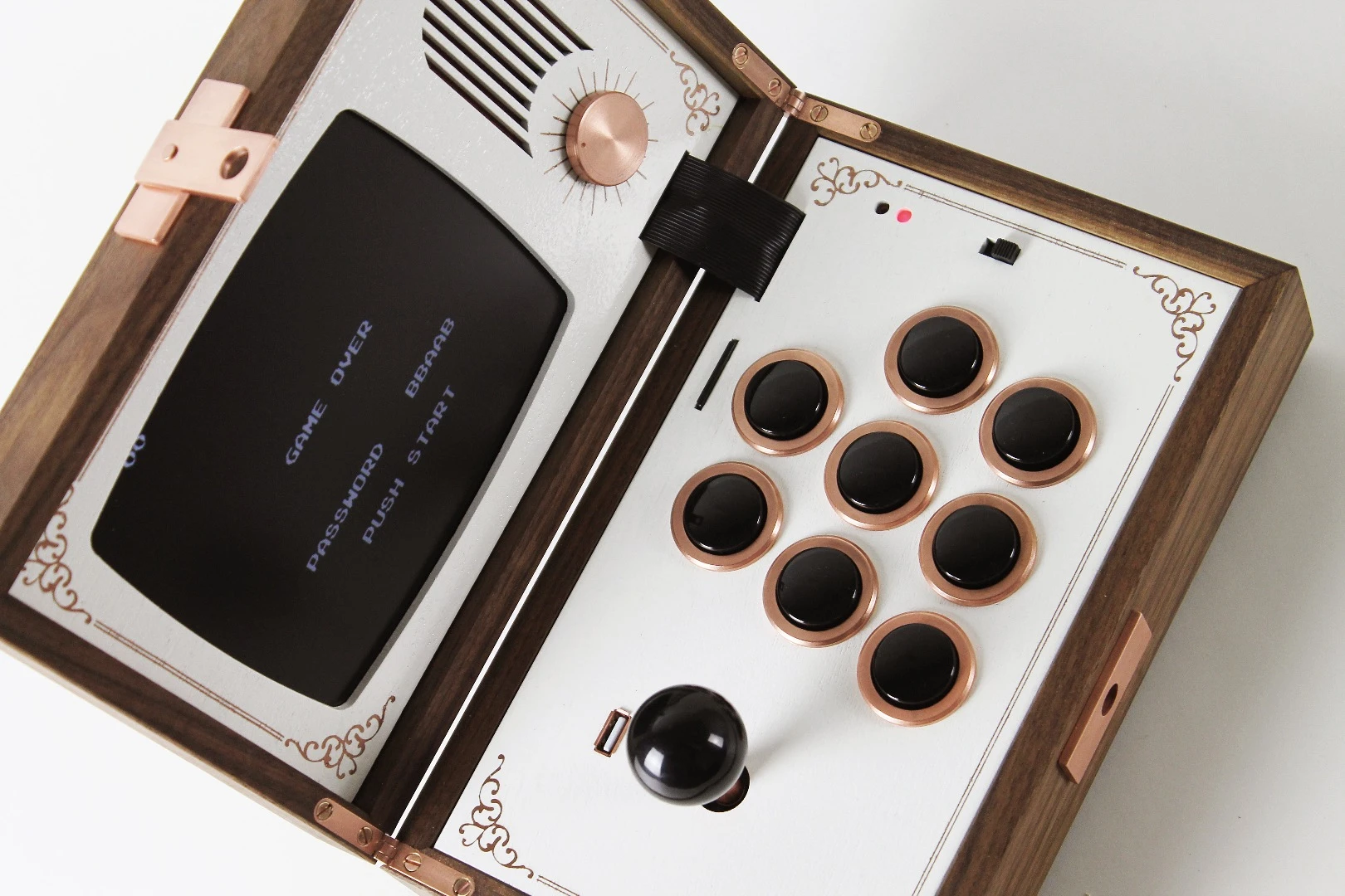 The R-Kaid-R: The original one-player version of the console that was expanded for the Cary42