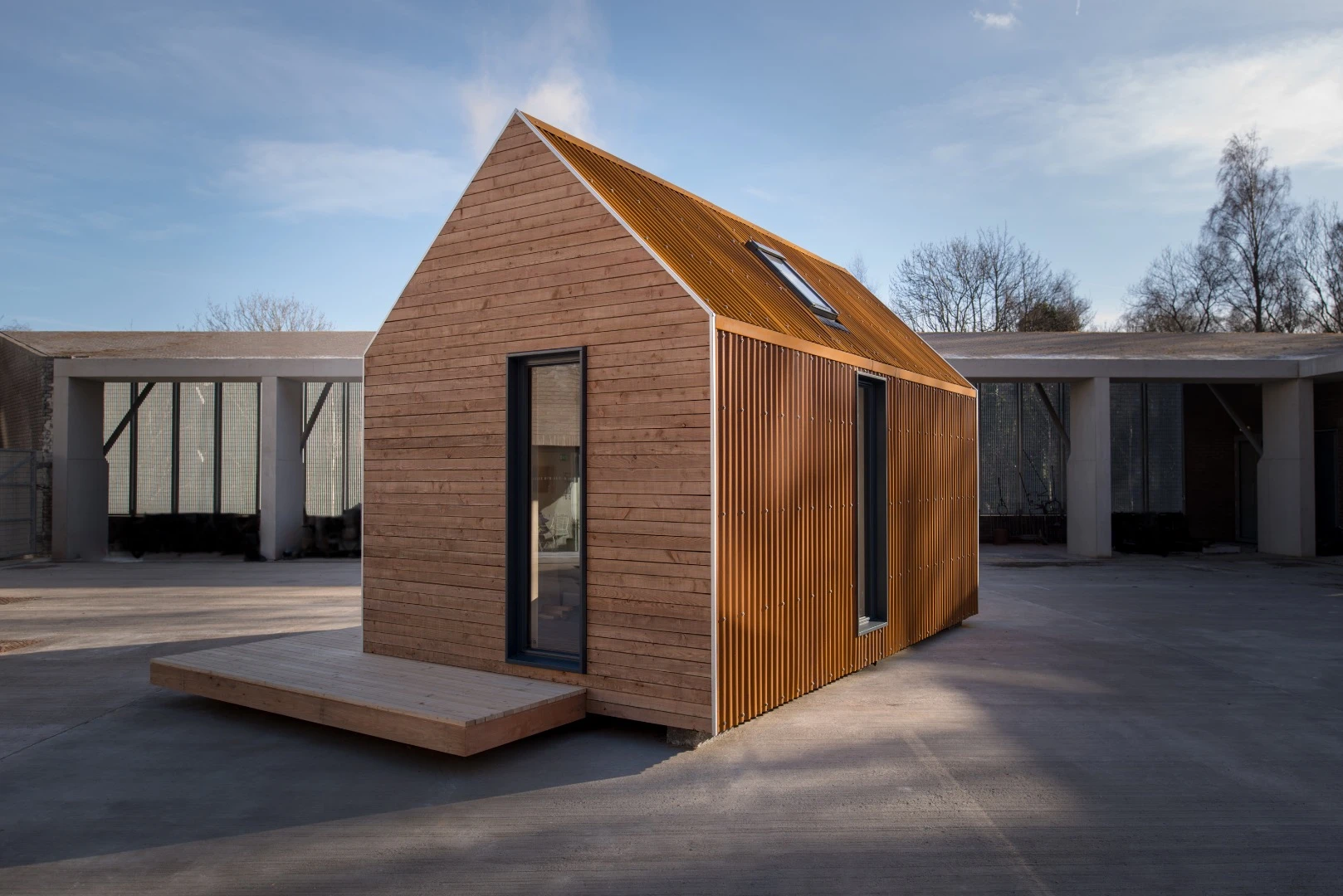 The Artist Bothy can be installed within a day