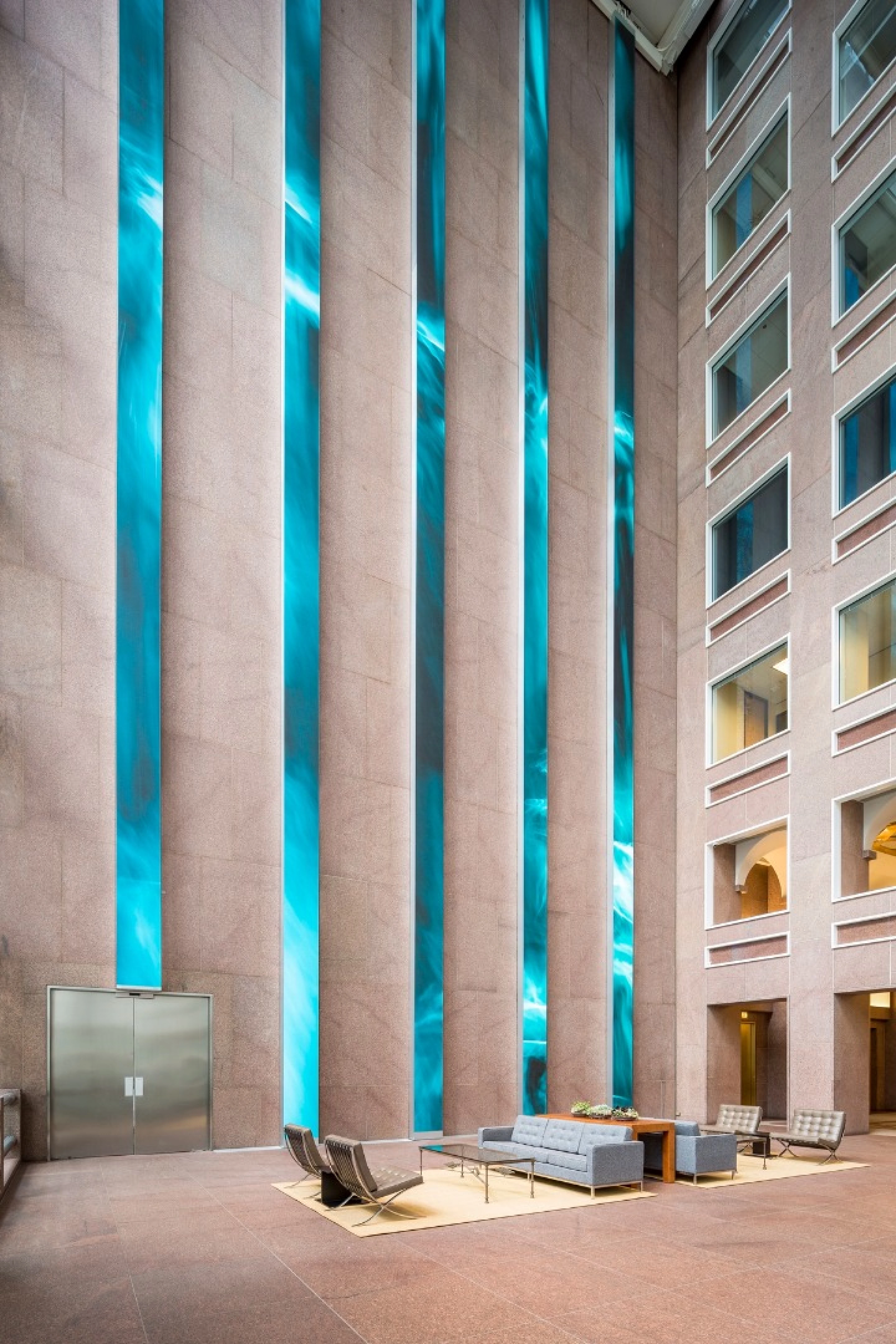 Eight-story LED screens provide epic digital art canvas