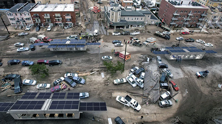 PowerCube is transported as a standard shipping container and can morph into a shelter, water treatment plant and communications base all with a push of a button