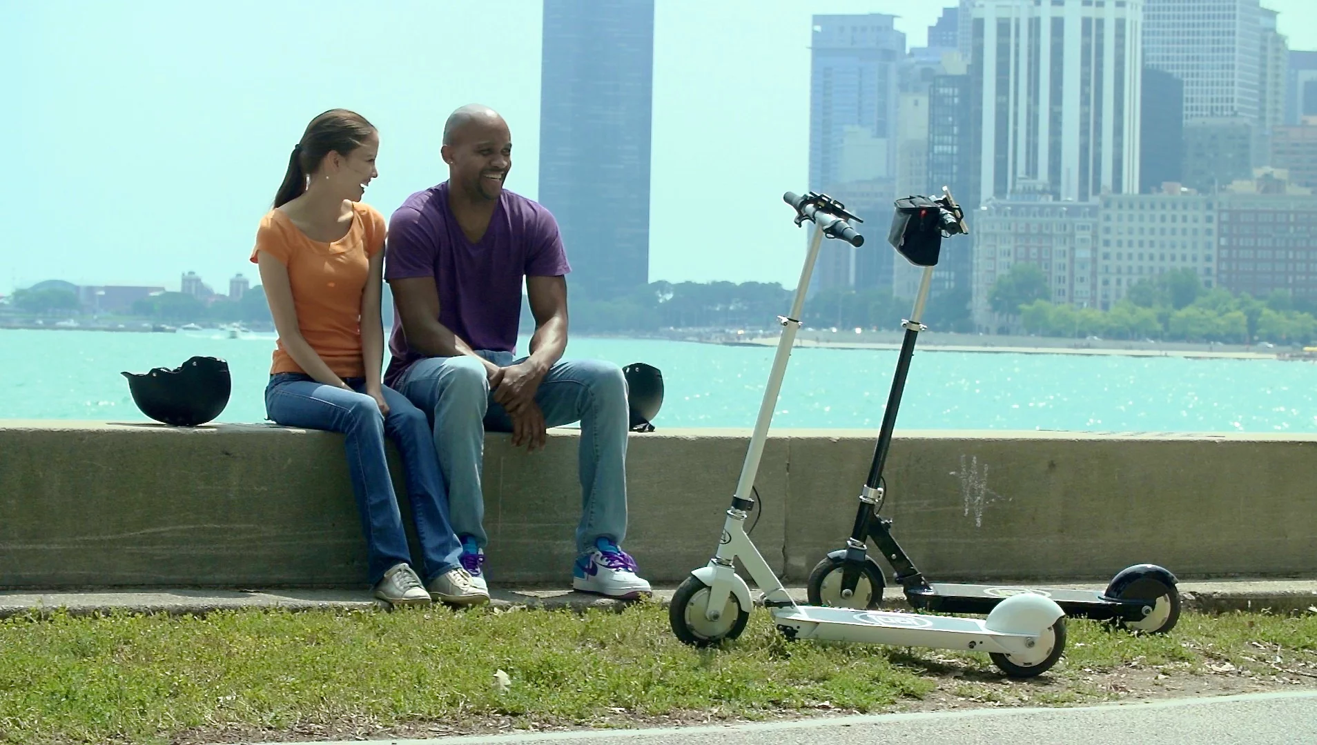 The Ion SmartScooter is claimed to travel up to 17 miles (27 km) on a single charge, and at speeds of up to 15 mph (24 km/h)