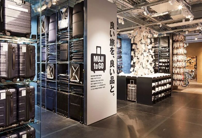 Inside the Muji flagship store