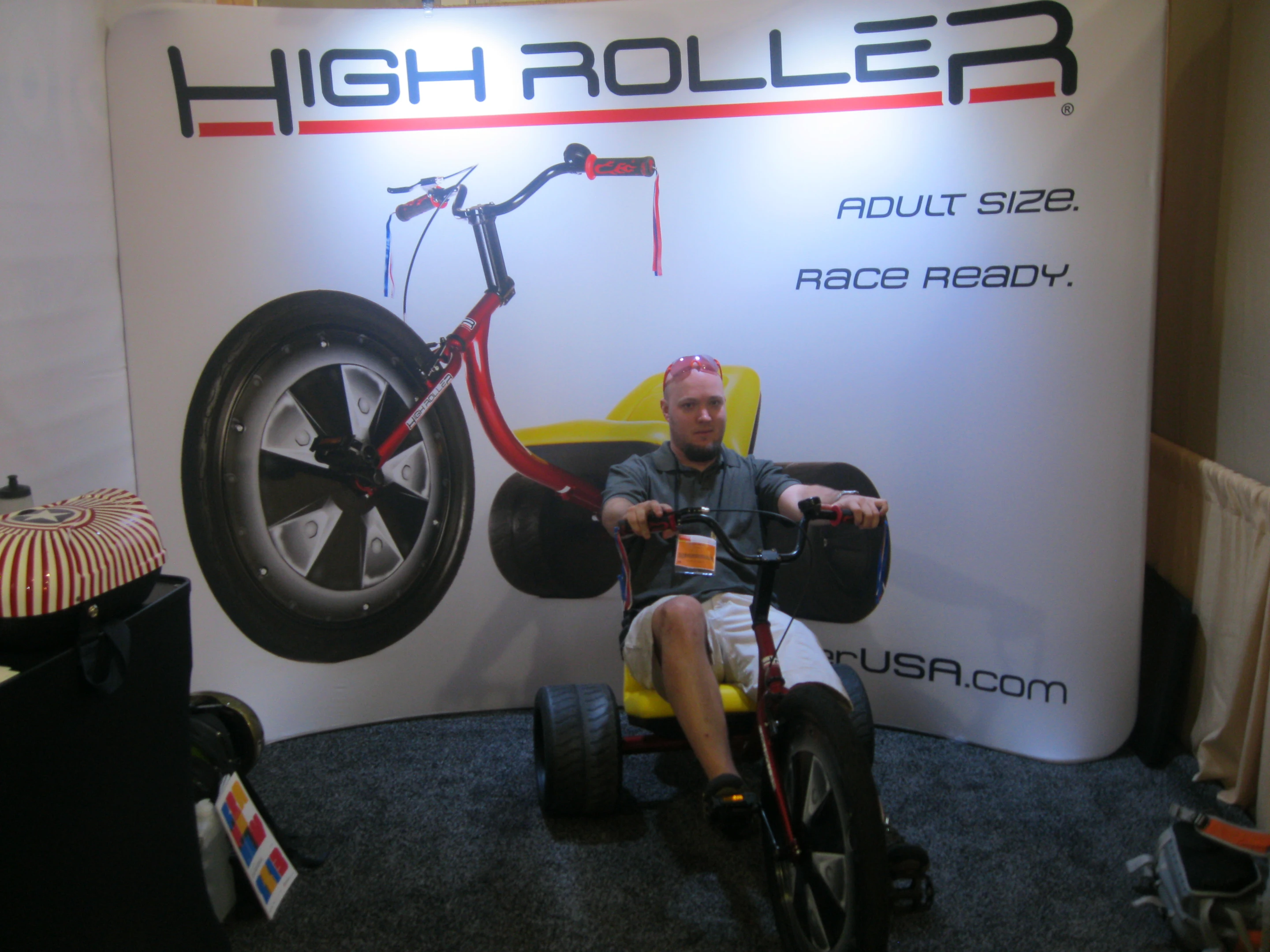 Back in the saddle of a Big Wheel for the first time in 25 years
