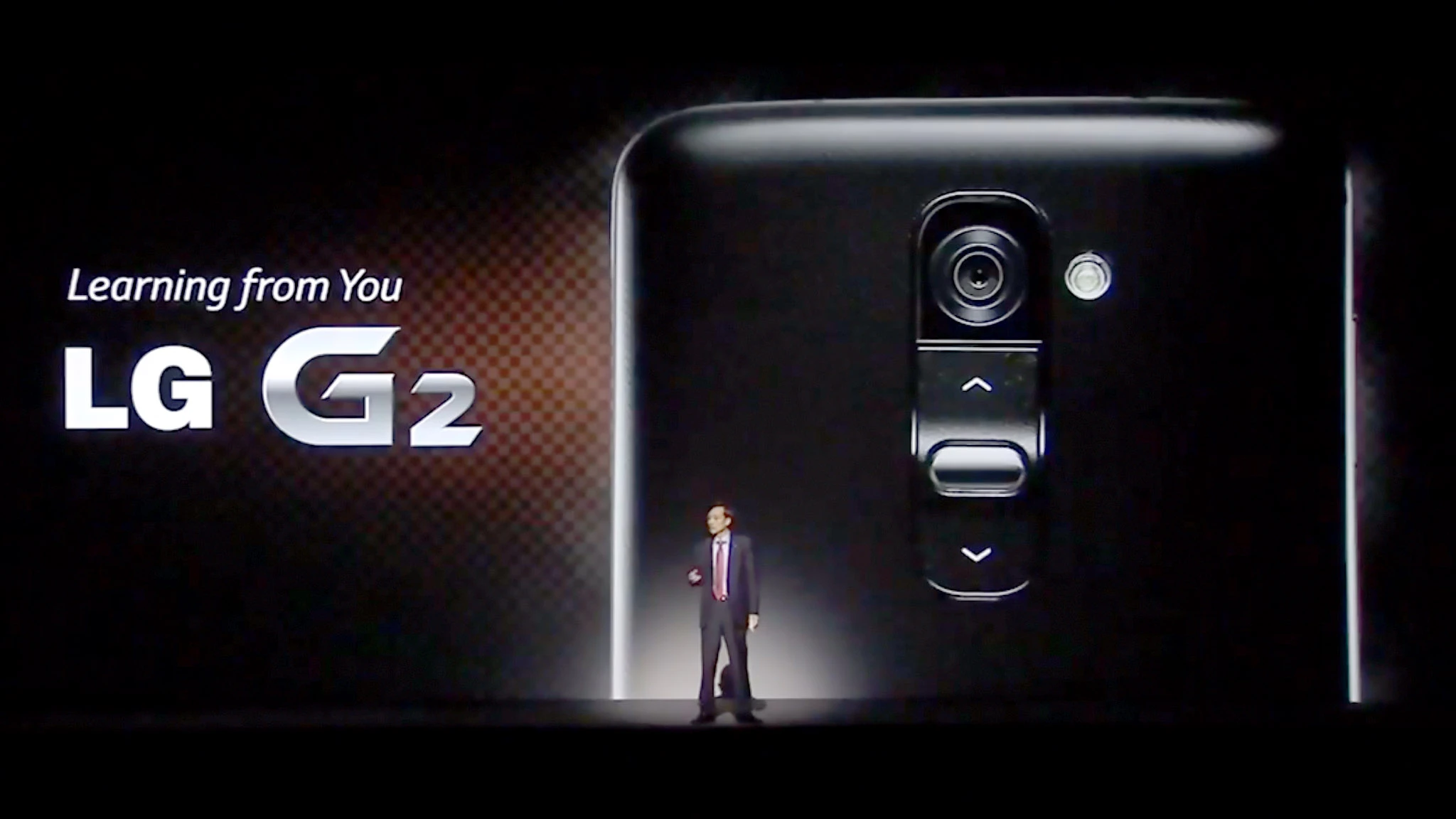 The G2's only buttons are on its back, just below the rear camera