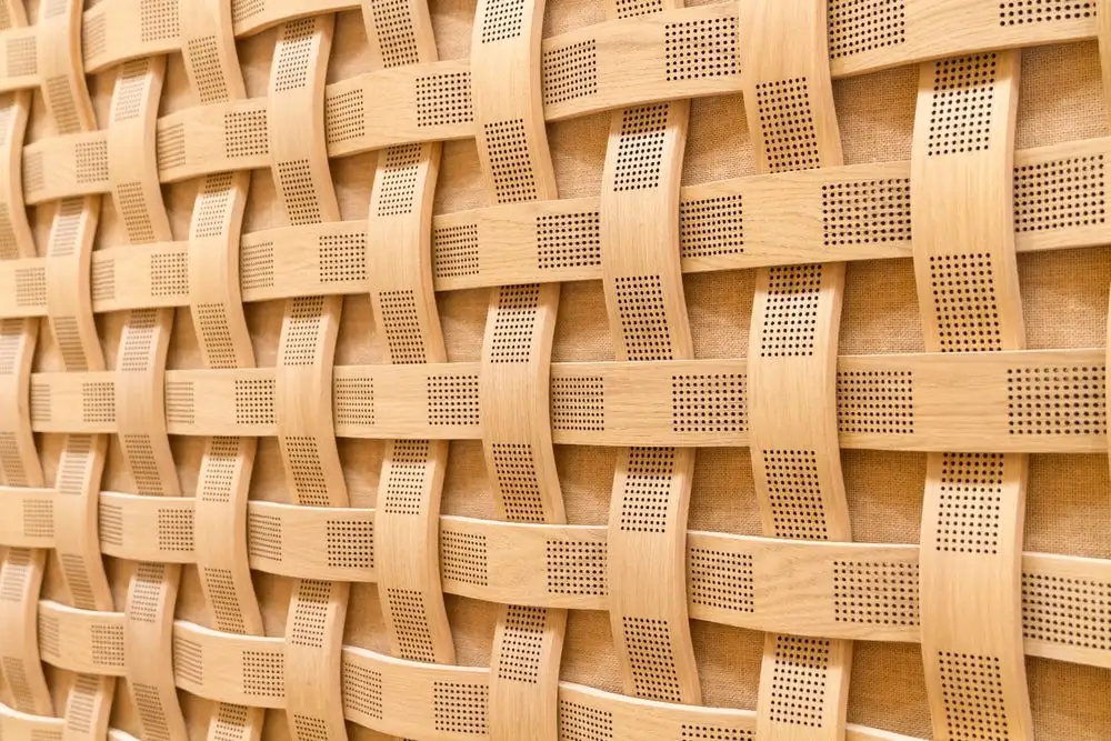 La Seine Musicale's interior boasts intricate wood detailing