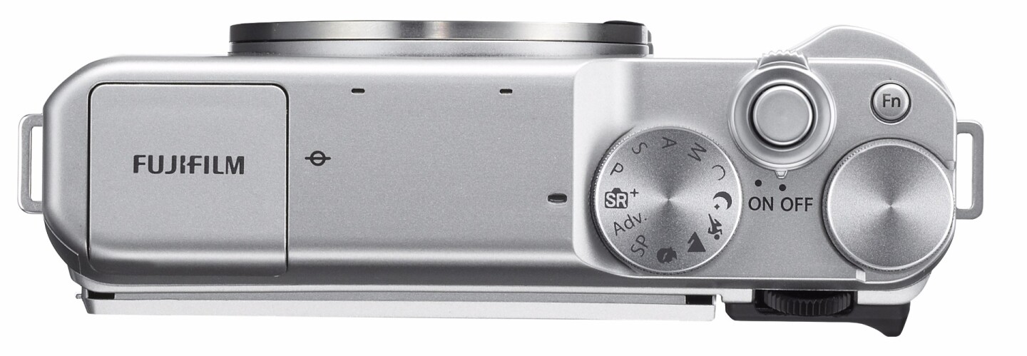 The Fujifilm X-A10 mirrorless camera uses Fujifilm X-mount lenses