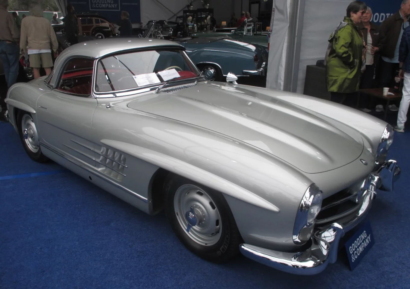 $1,265,000 | 1955 Mercedes-Benz 300 SL GullwingEstimate: $1,250,000 to $1,500,000Official Auction Description: Gooding & CoLot 116