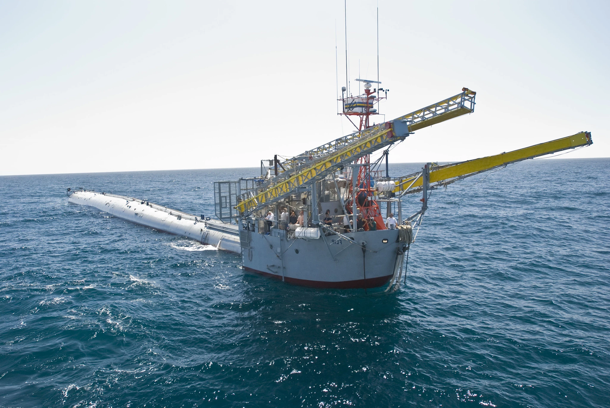 FLIP was made up largely of ballast tanks