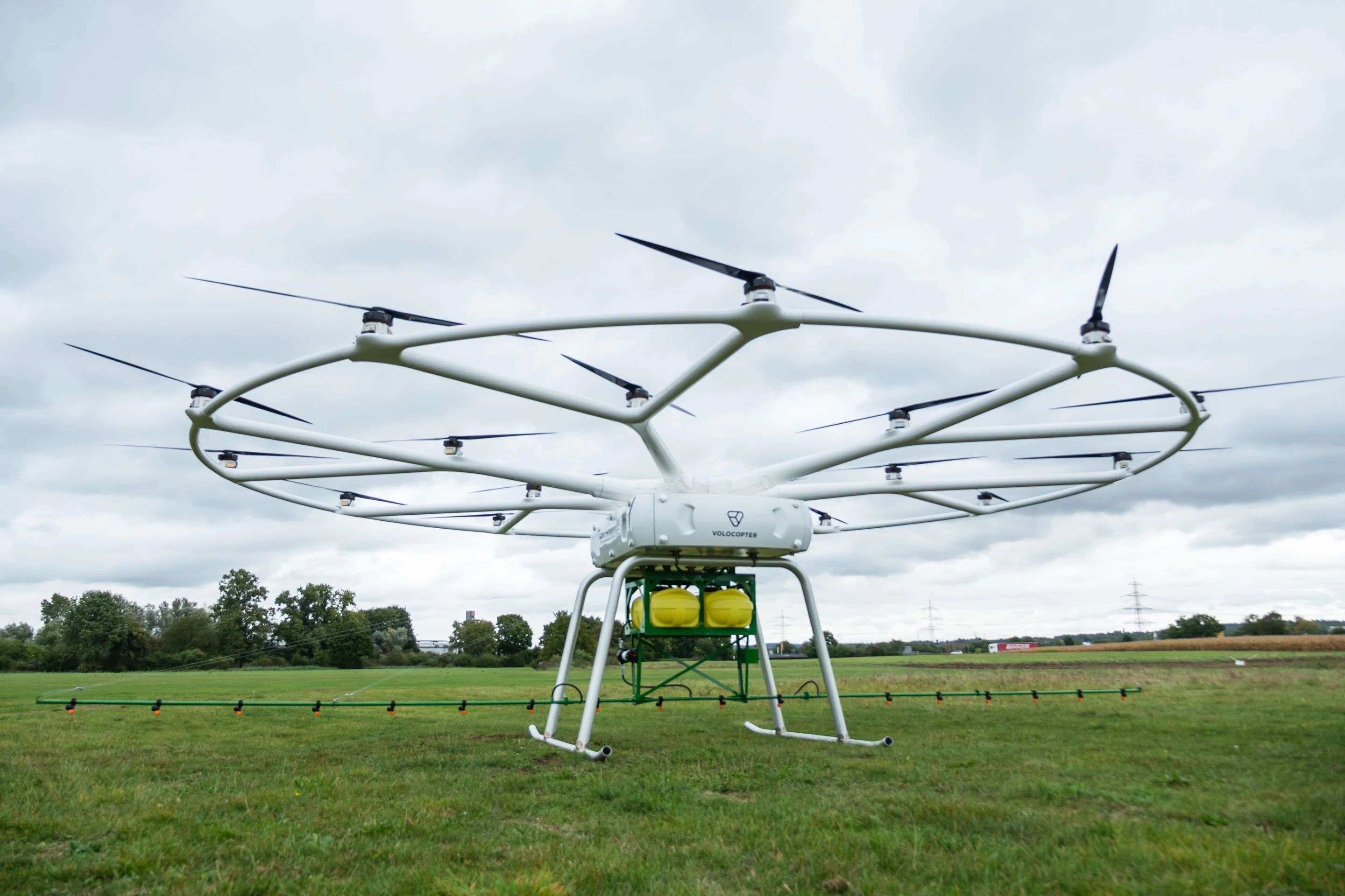 Volocopter's crop-spraying drone is said to be ready for its first flight