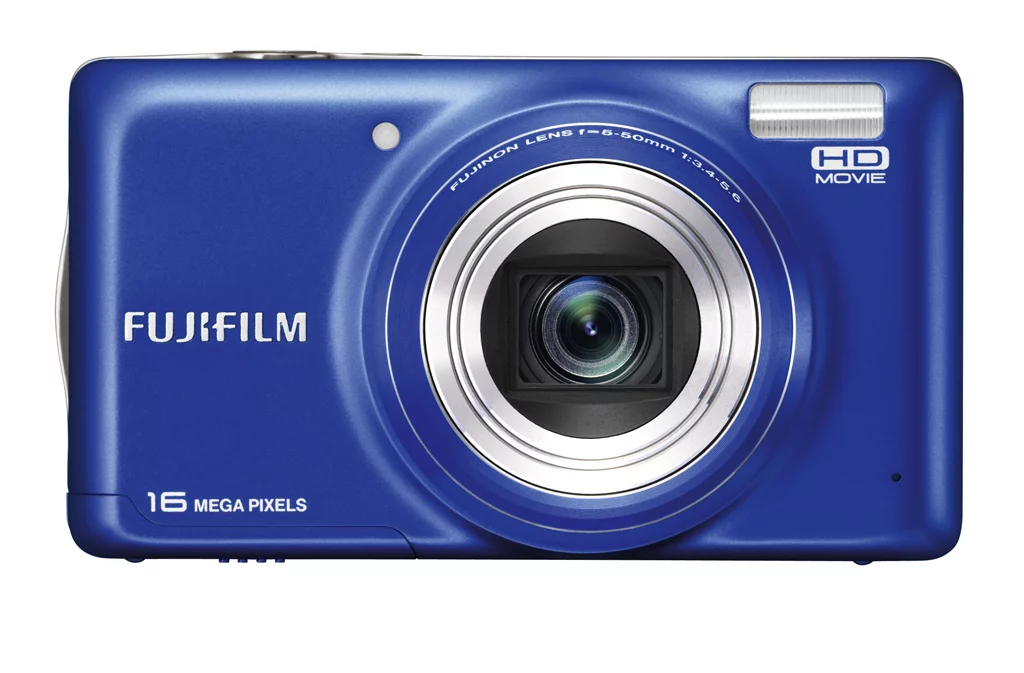The Fujifilm FinePix T400 in blue