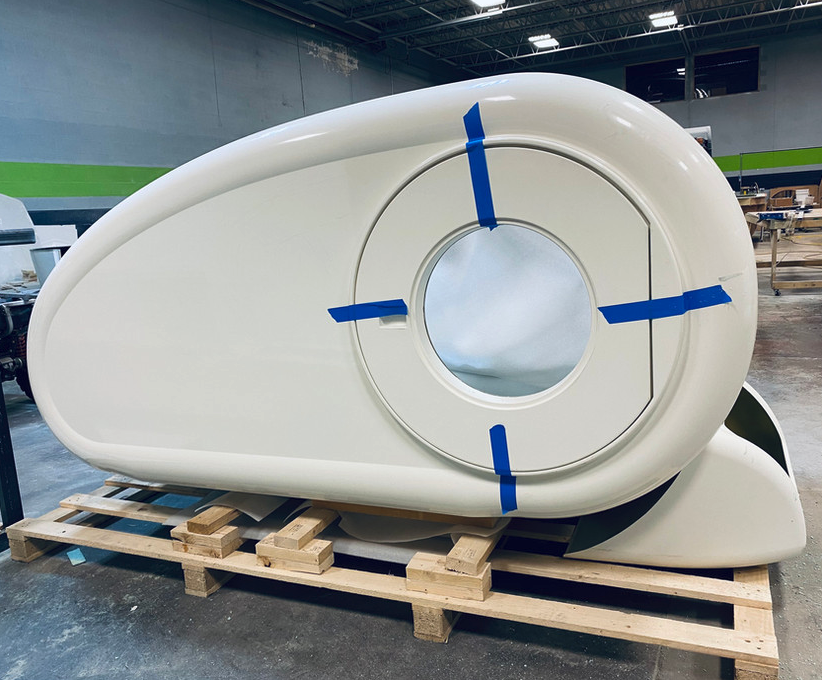 Cortes is working on its second model, a teardrop trailer