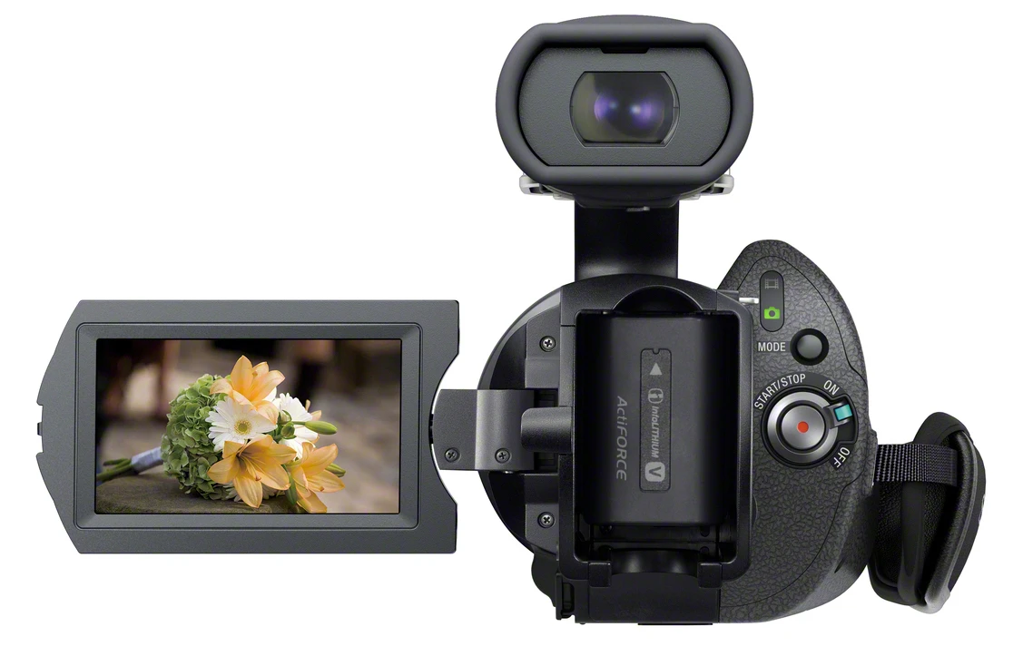 The Sony NEX-VG20 interchangeable lens camcorder