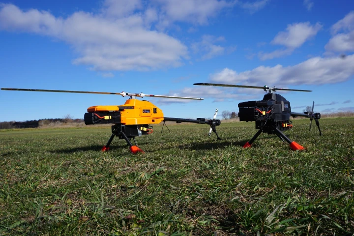 NOVAerial Procyon 800E: all the advantages of a multicopter with added endurance, lifting power and autorotation?