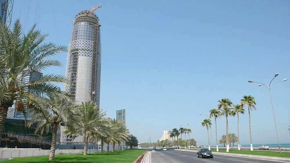 Doha Tower under construction (Photo: Tim Harris/Archdaily)