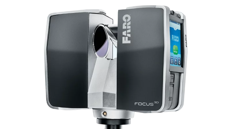 The scanner scans a cloud comprising millions of points