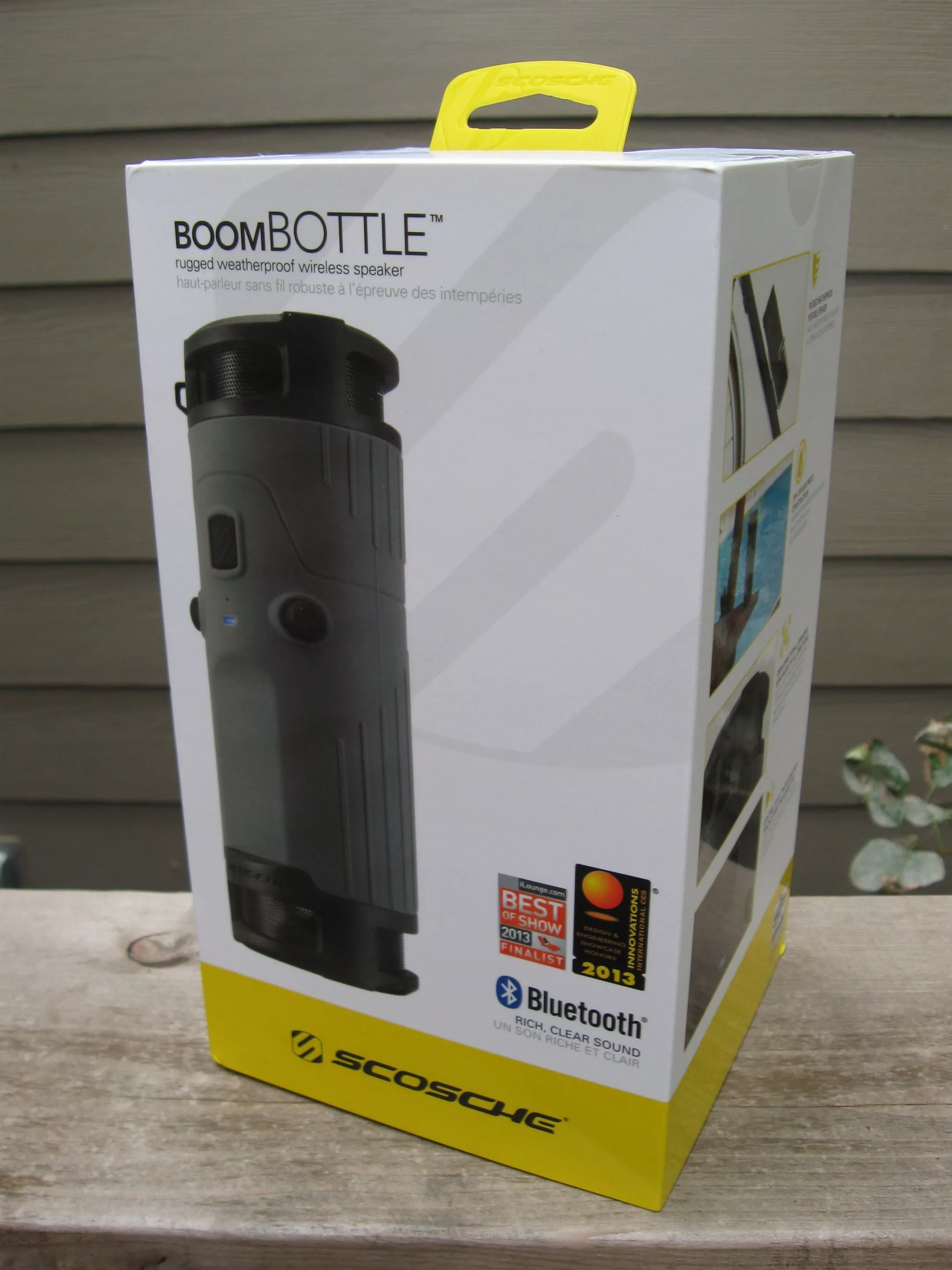 The requisite "Here's what its box looks like" shot