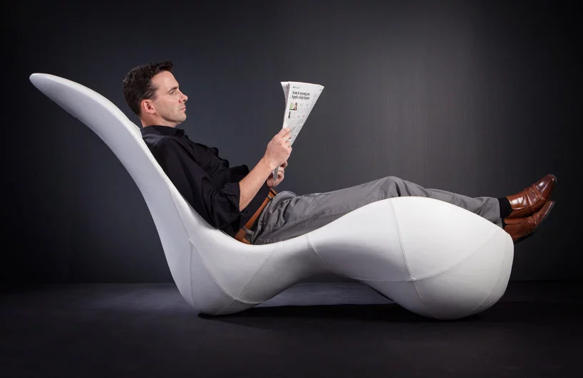 In its usable form the Bodice Rocker is a stylish, ergonomic lounger (Photo: Splinter Works)