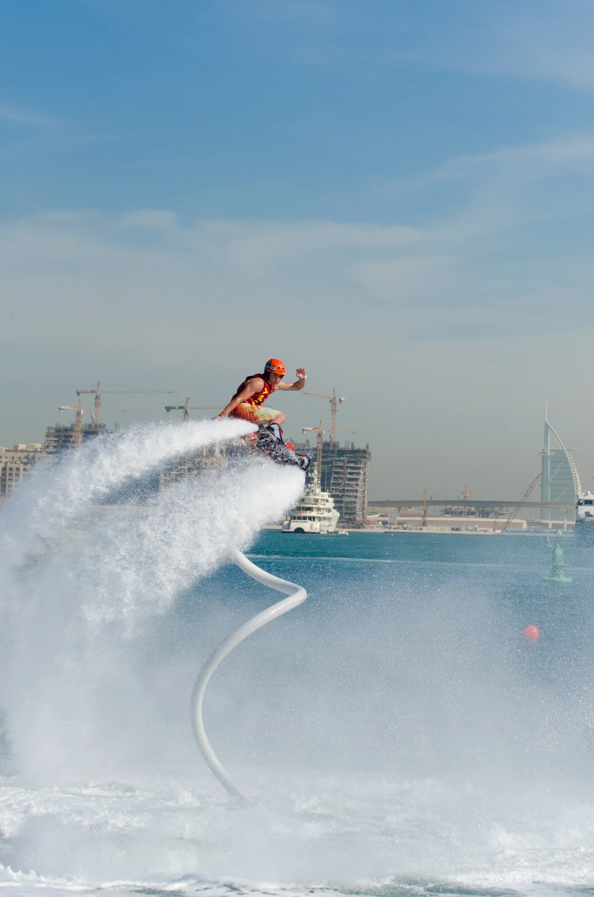 2014 American Flyboard Champion Damone Rippy finished second at the Flyboard World Cup 2014 held in Dubai, December, 2014 (Photo: Liam McKenna)