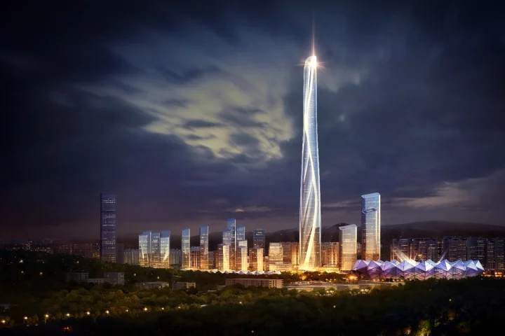 Shenzhen-Hong Kong International Center is part of a wider development by AS+GG