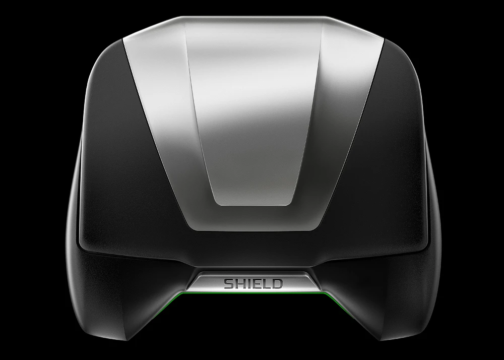 The "shield" of Nvidia's Shield is a fold-down 5-inch 720p display