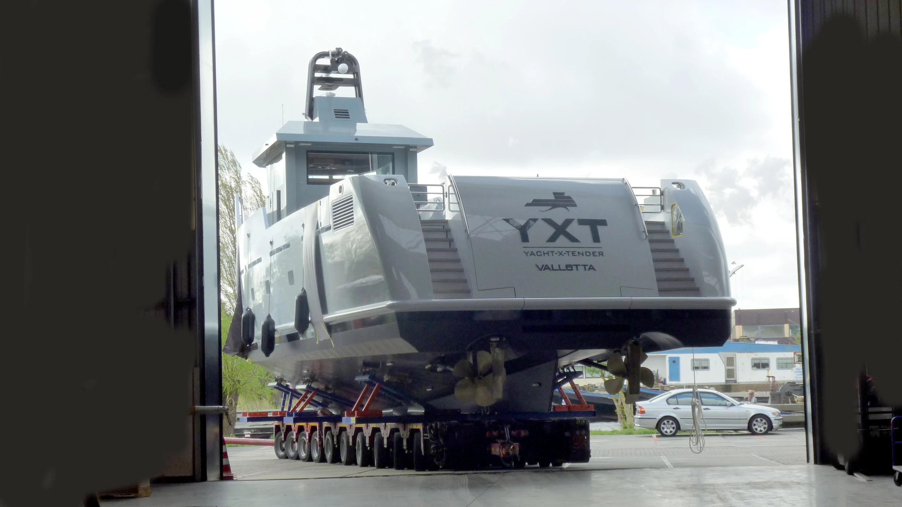 YXT ONE rolling out of the shop