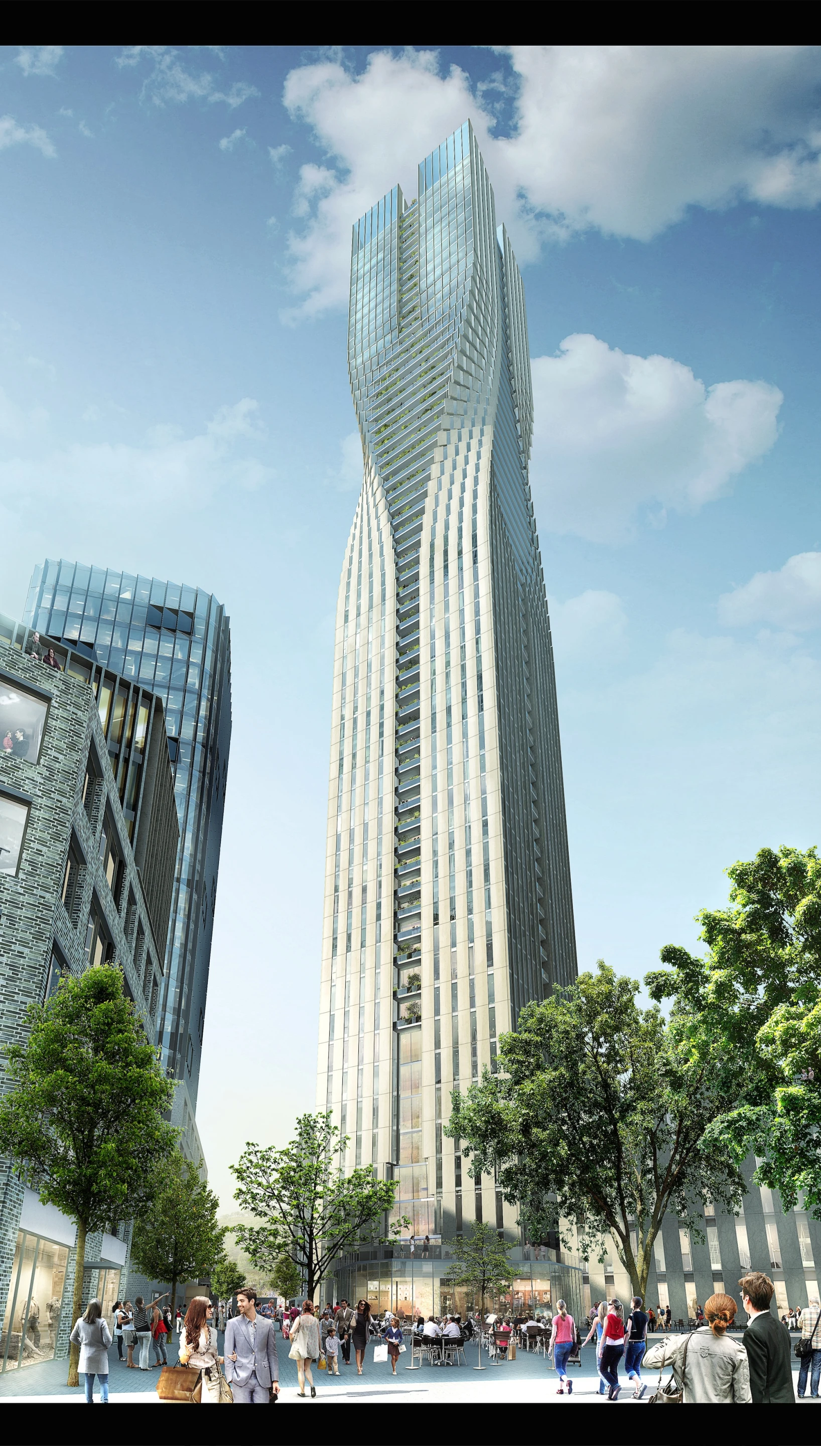 In total, the entire project covers 20 hectares (50 acres), and will include residential, retail, and commercial spaces, in addition to some cafes and restaurants (Image: Serneke)