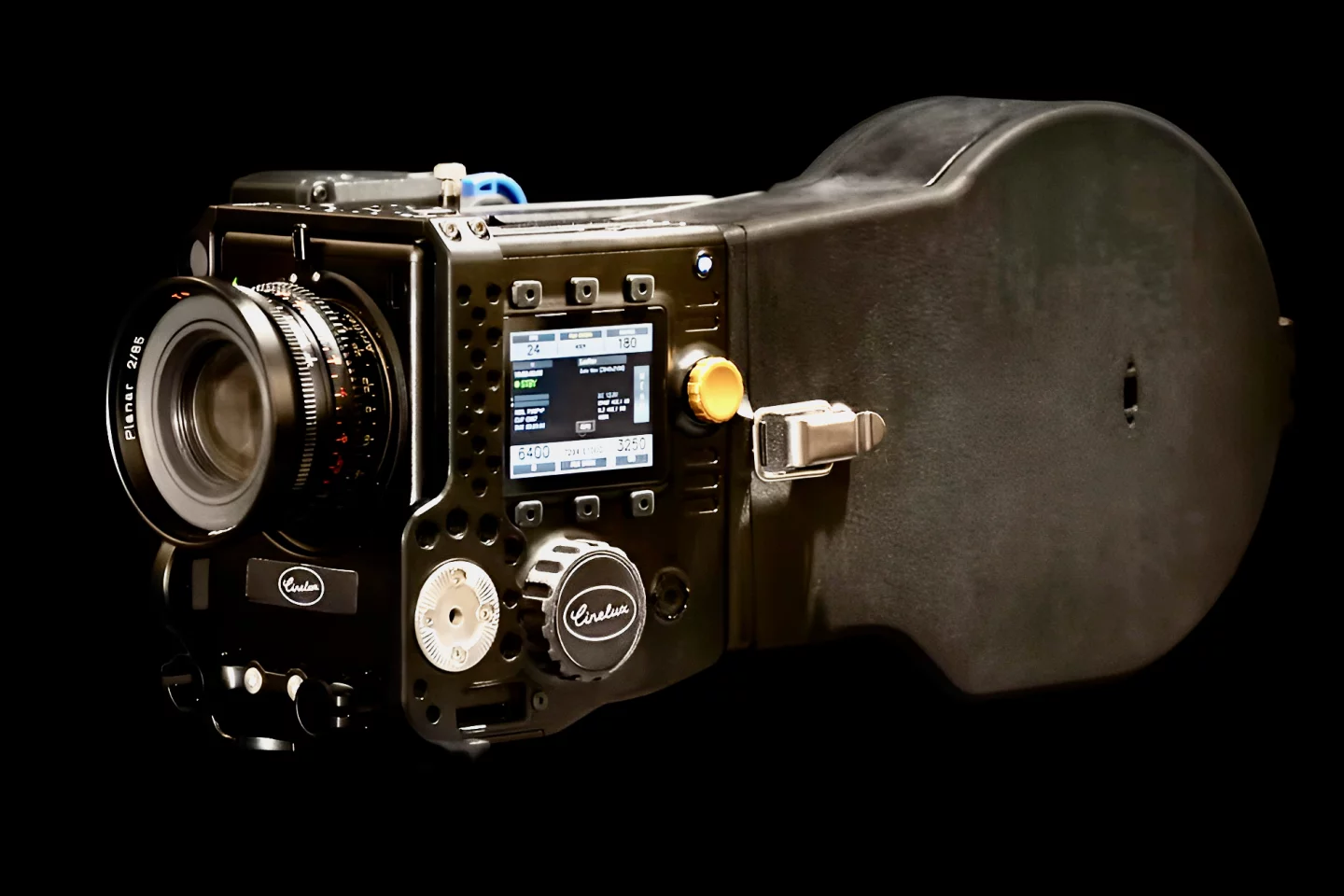 The Cinelux Sixteen simultaneously shoots both 16mm film and 3K/120fps video