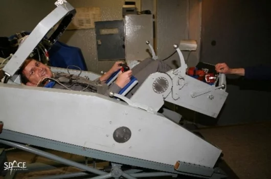 Charles Simonyi in the space centrifuge