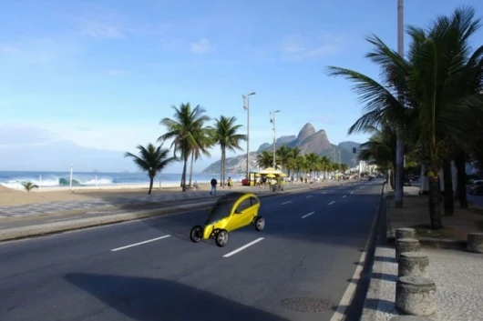 The TVA Gazelle tilting 4-wheeler concept