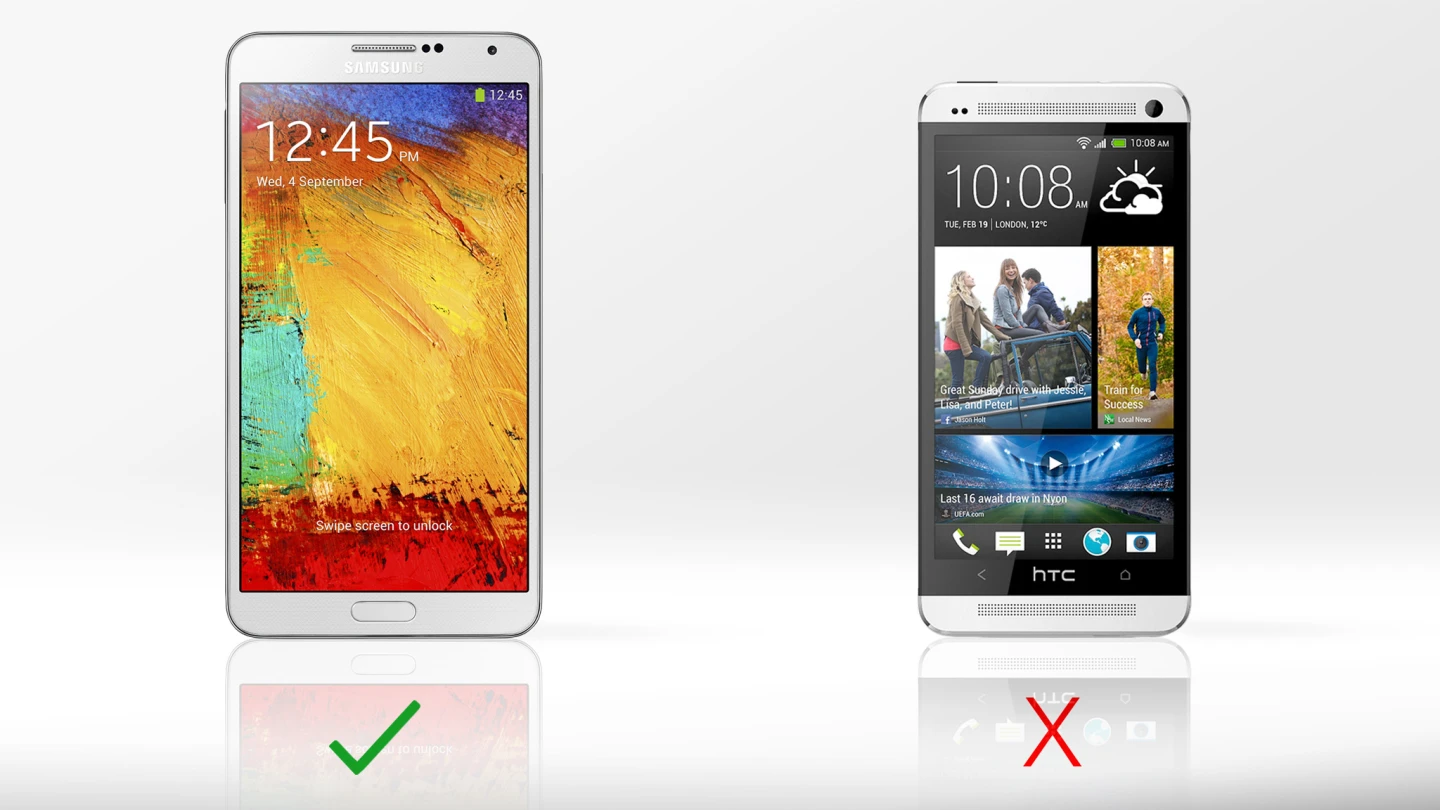 The Note 3 supports side-by-side multitasking of select apps, including multiple instances of the same app