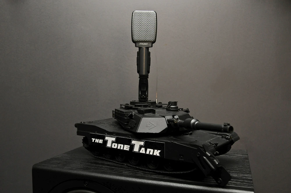 The Tone Tank has two forward speeds, reverse, and can be turned left and right