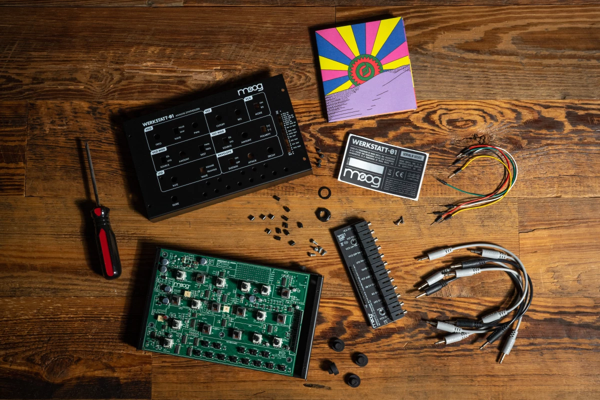 The Werkstatt-01 comes as a self-assembly kit designed as an introduction to the world of analog synthesis