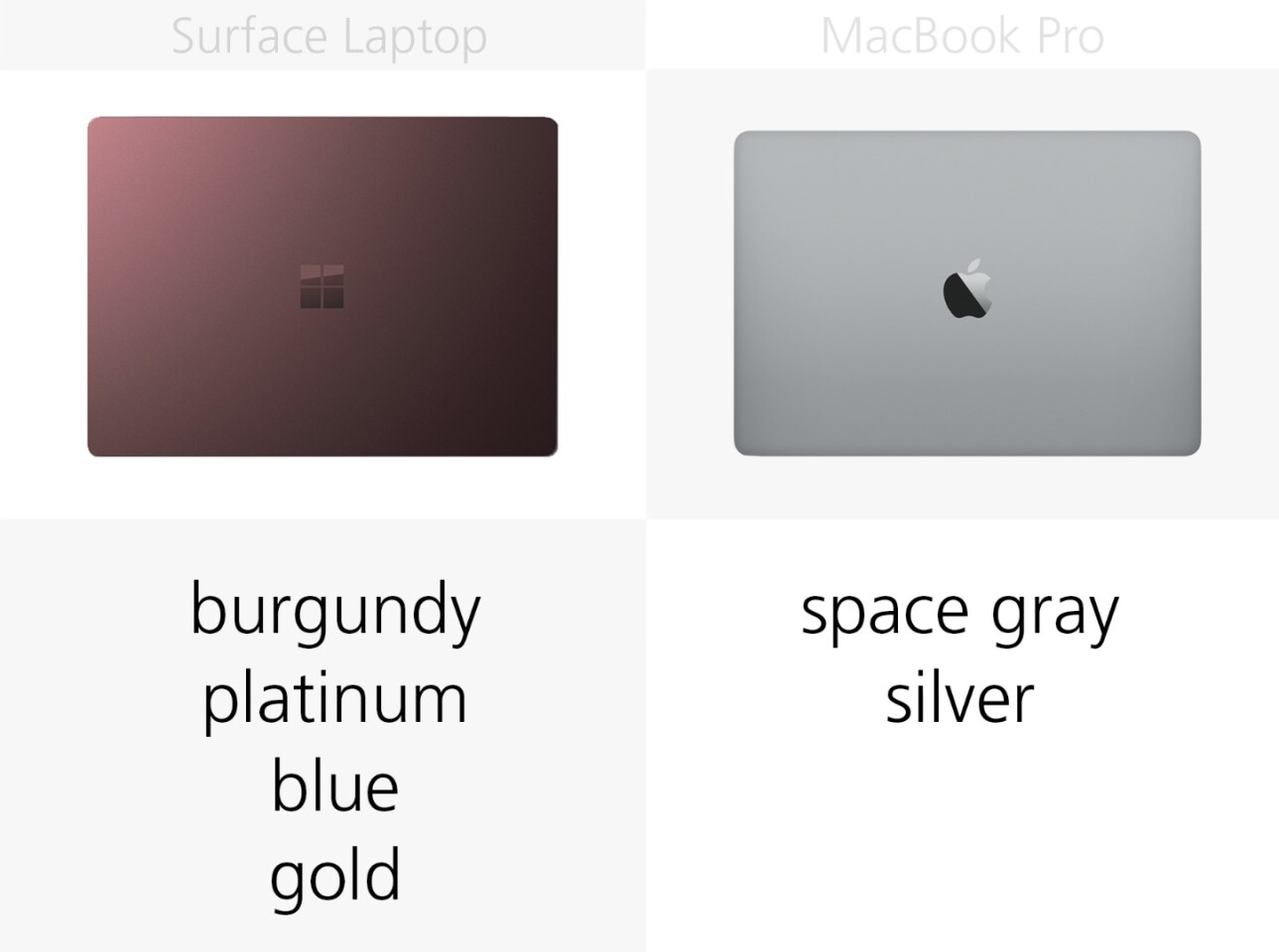 Color variants
