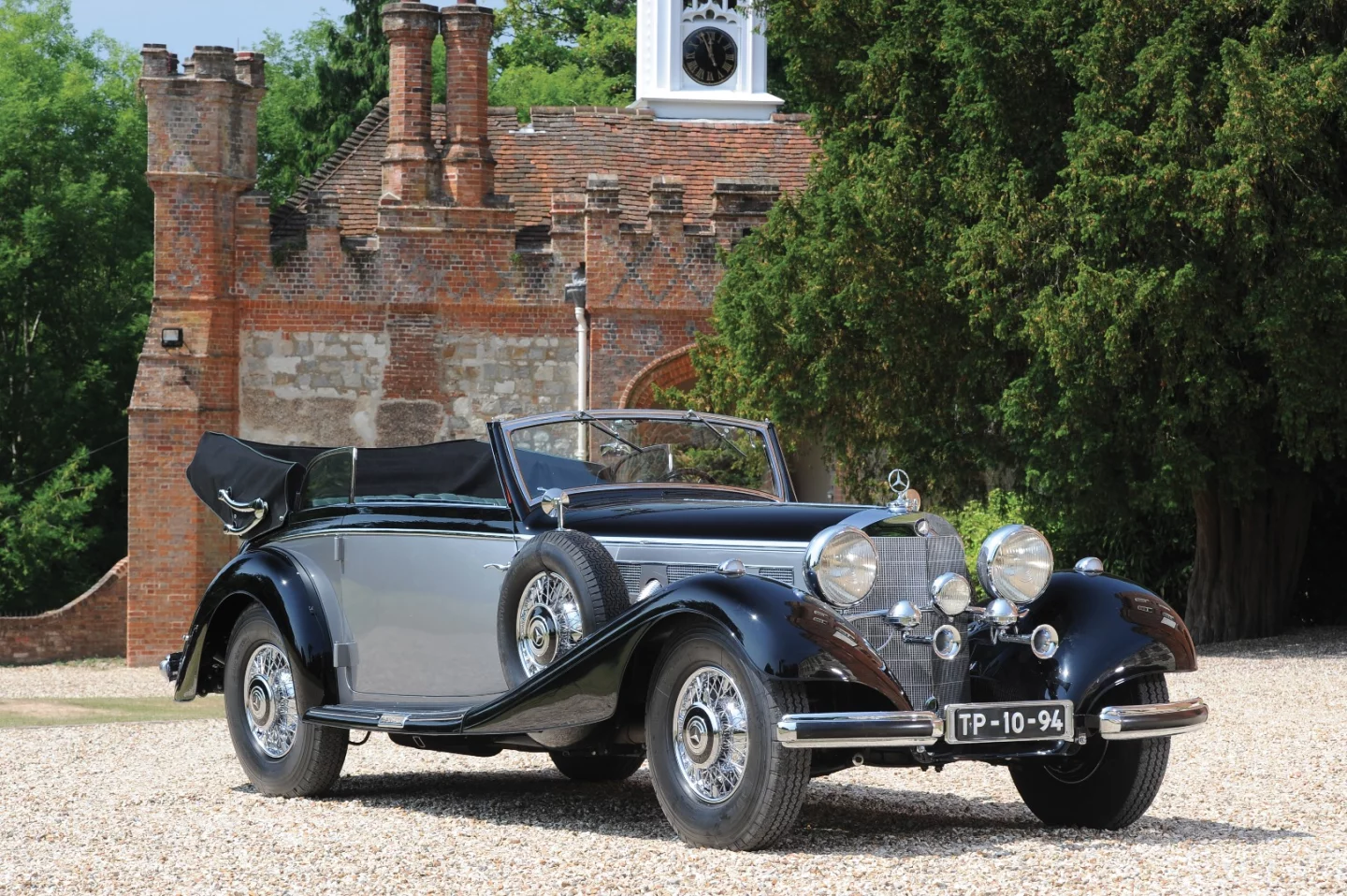 The classic Mercedes three-pointed star is unchanged, even today