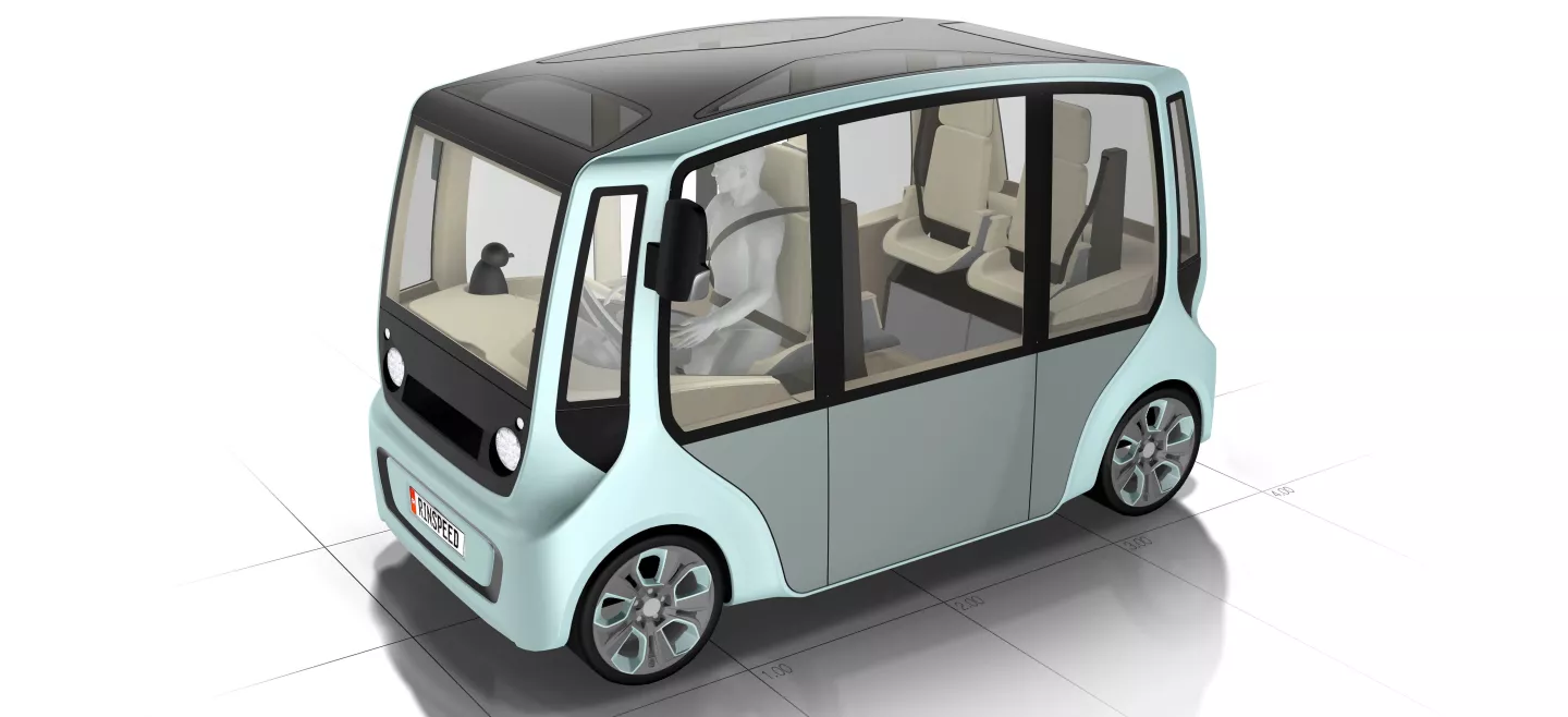 The Rinspeed microMAX concept will be presented at the 2013 Geneva Motor show