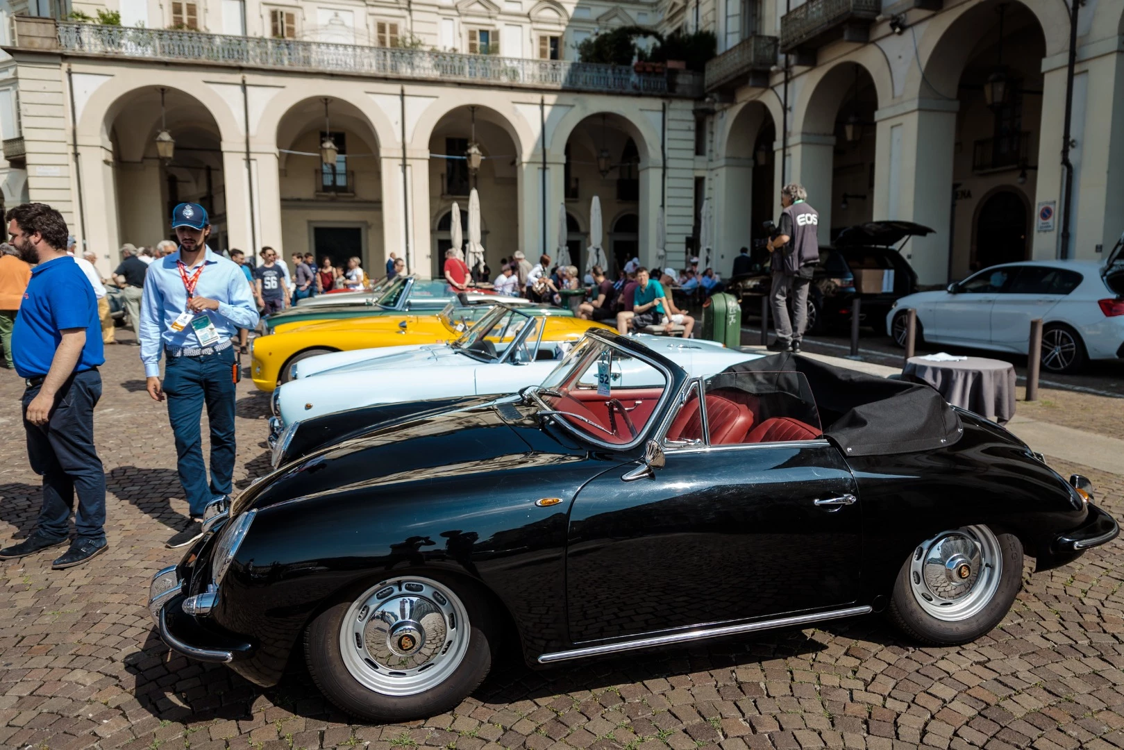 From "La Dolce Vita" Class, the 1963 Porsche 356 1600 Spider by Karmann, owned by Salvatore Barbagallo