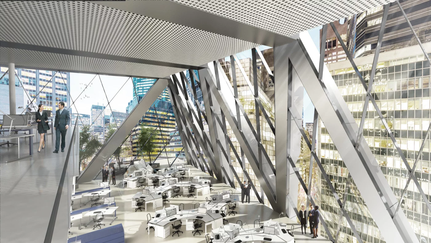 A premium office space at 425 Park Avenue