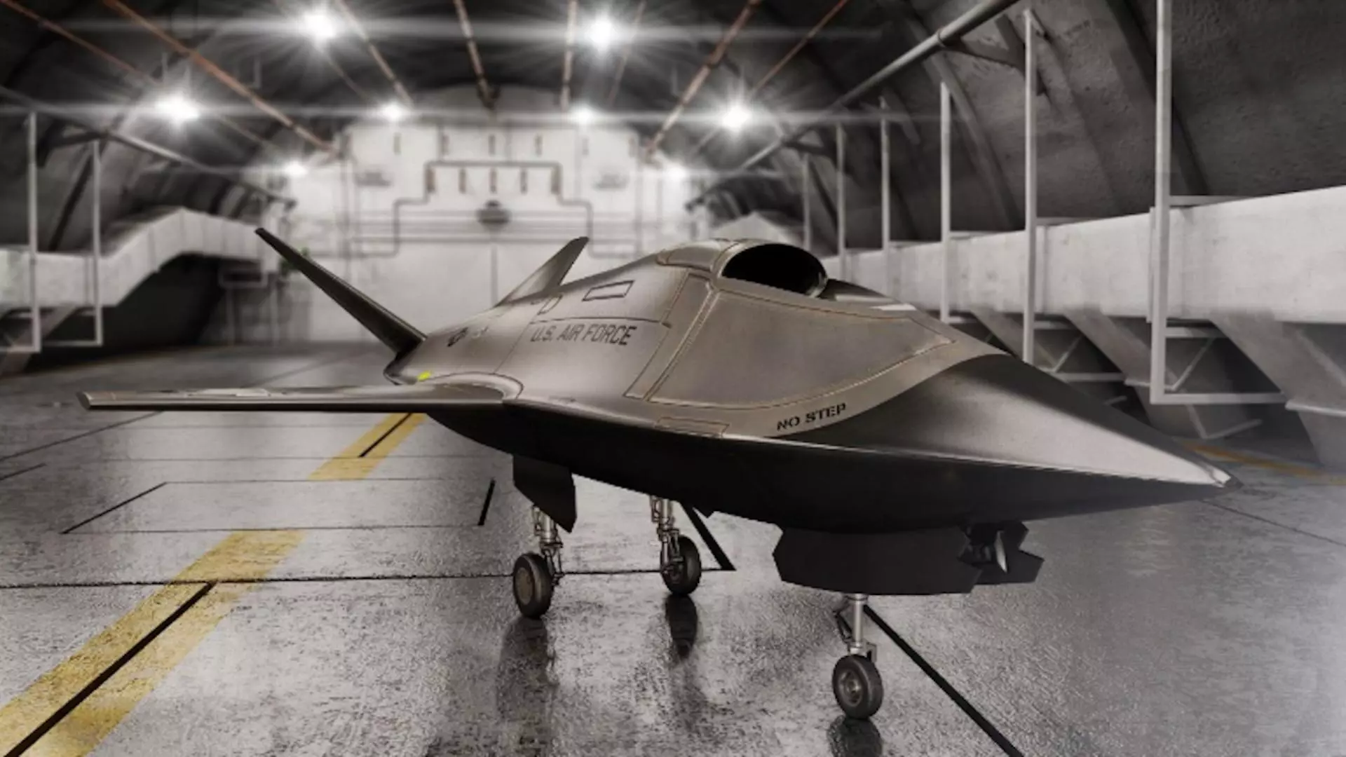 This hand-out sketch from a March, 2016 Air Force Research Labs (AFRL) presentation on its Low Cost Attritable Aircraft Technology (LCAAT) program offered quite a bit of insight into the final Valkyrie