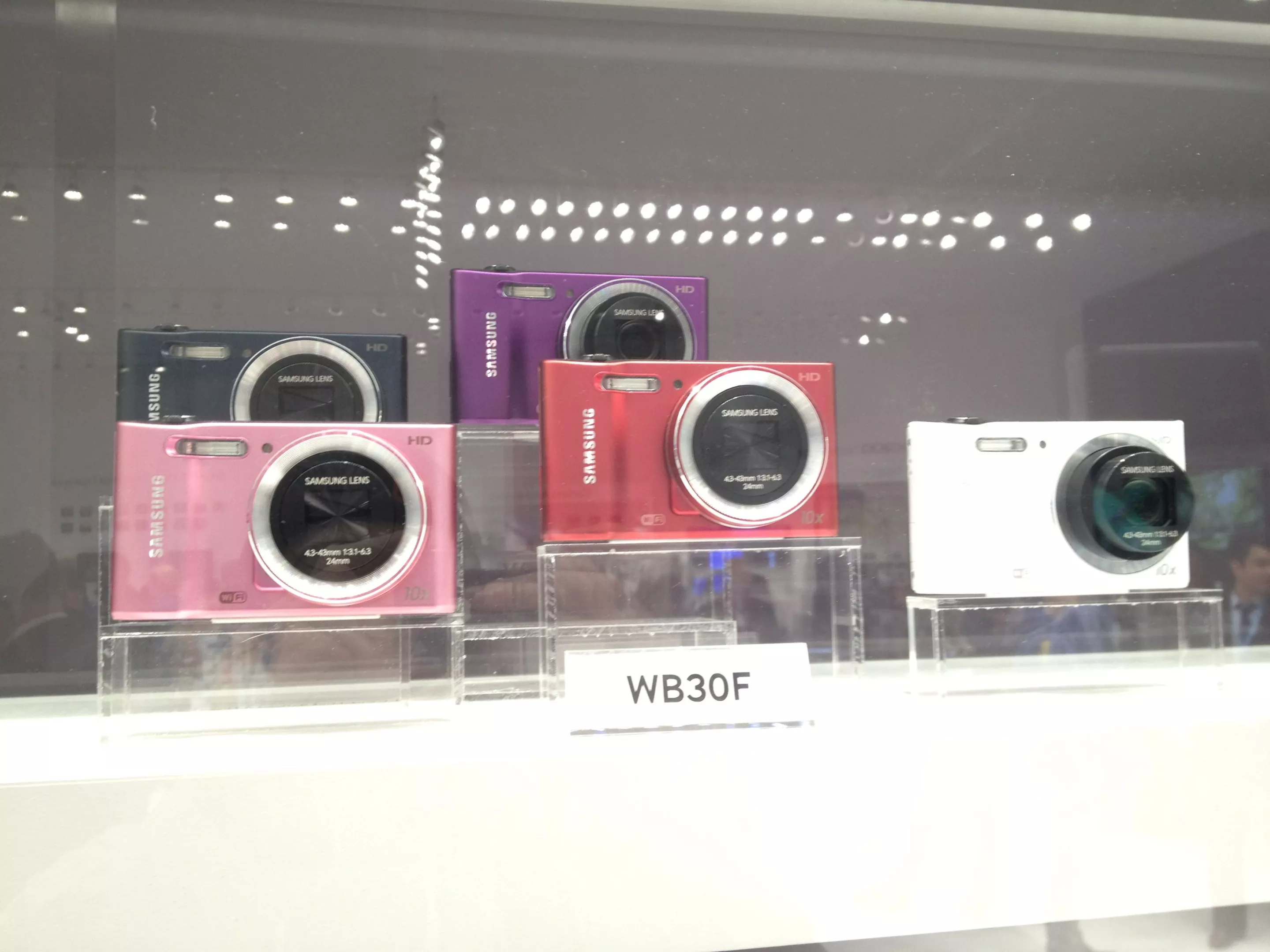 The Samsung WB30F in all its colors at CES 2013