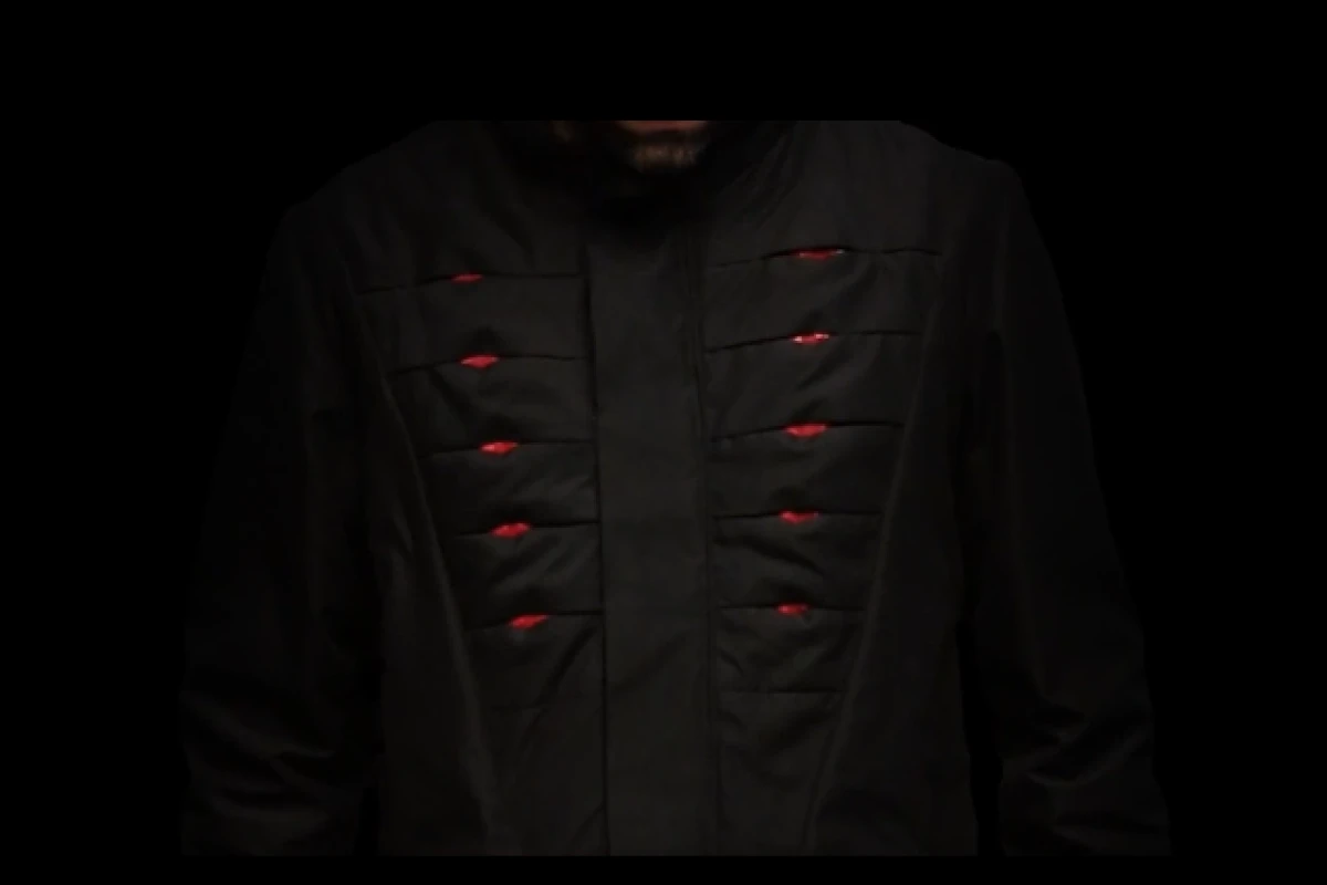 Electronically actuated vents give the Omius jacket advanced breathing
