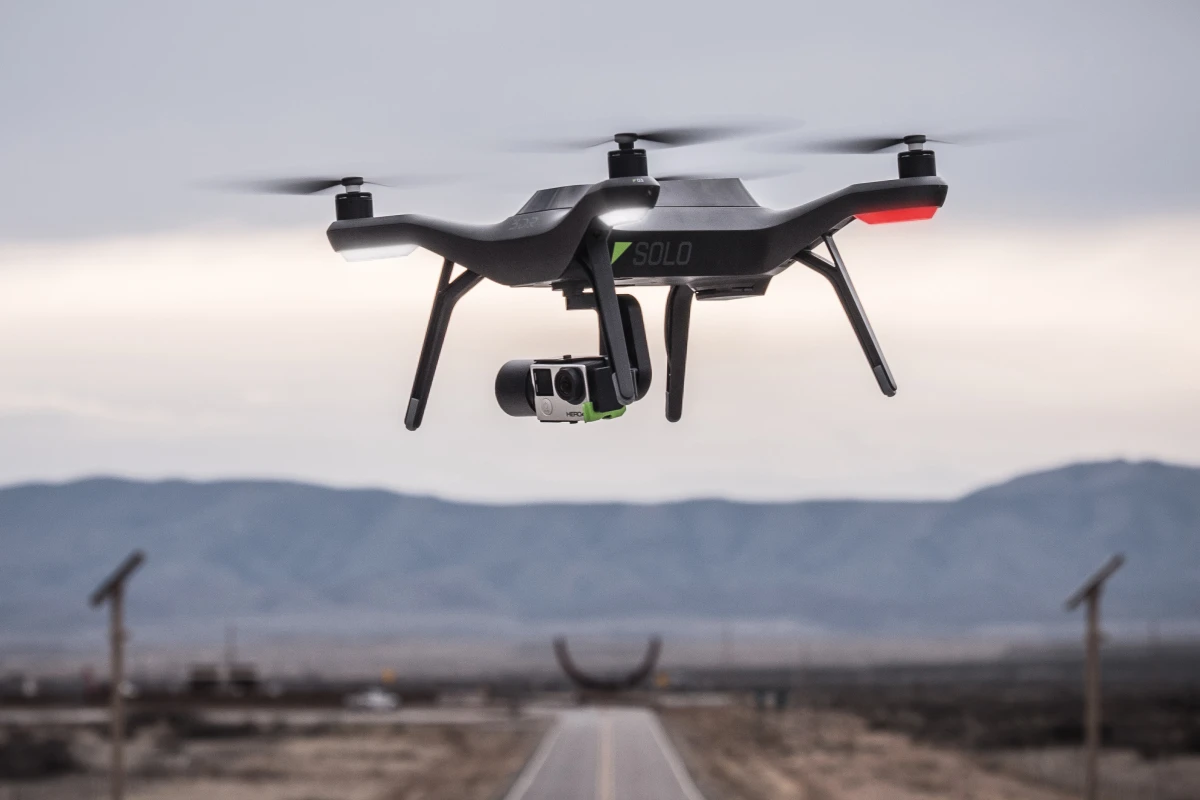 The 3DR Solo quadcopter is a consumer-level quadcopter designed to make impressive aerial photography easy