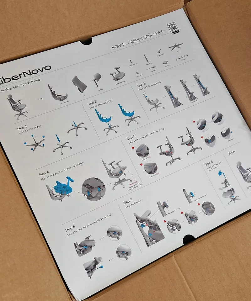 The instructions were clear as day to read, considering that sheet is about 3 ft by 3 ft (91x91 cm) square!