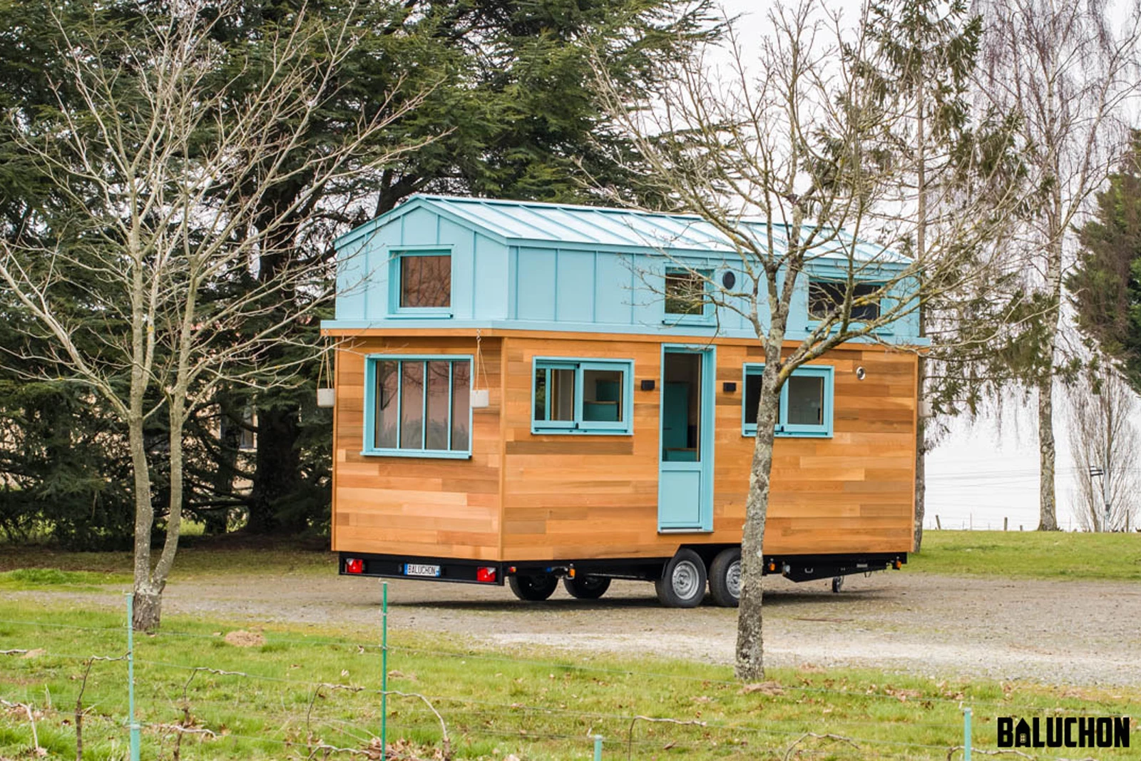 The Tiny house Kalzennig serves as a full-time home to its owners in western France