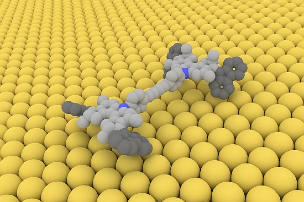 Scientists have created an "electric car" that is only a few nanometers long (Image: Empa)