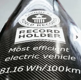 Even the Guinness World Record is carbon fiber