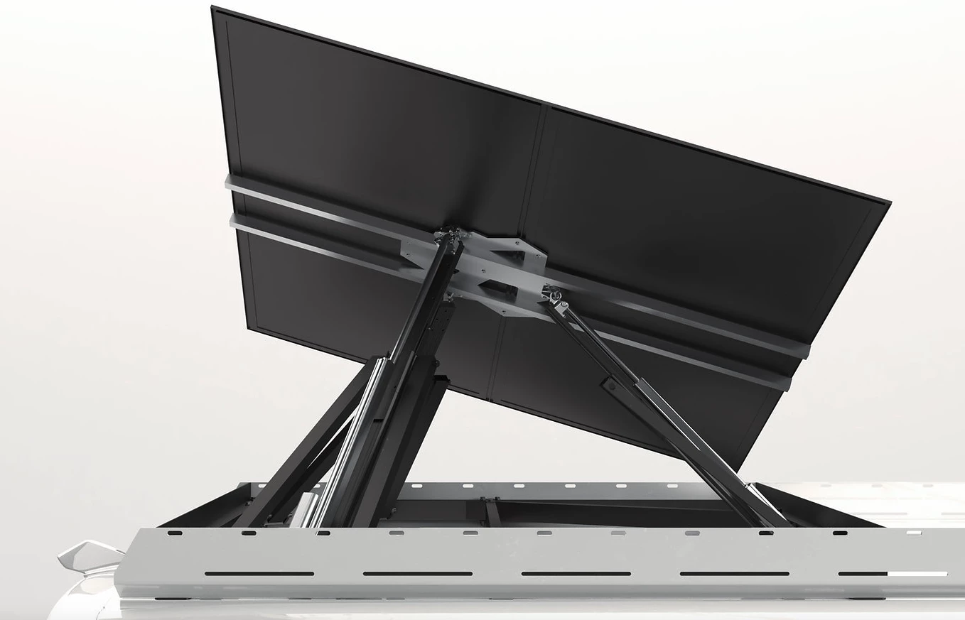 Roboteos uses three actuators to provide more precise sun tracking motion