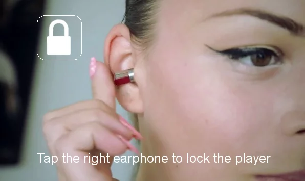 Deactivating the bite control only requires tapping the earbud