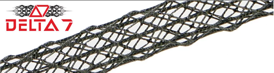 Delta 7's carbon fiber/Kevlar IsoTruss tubing