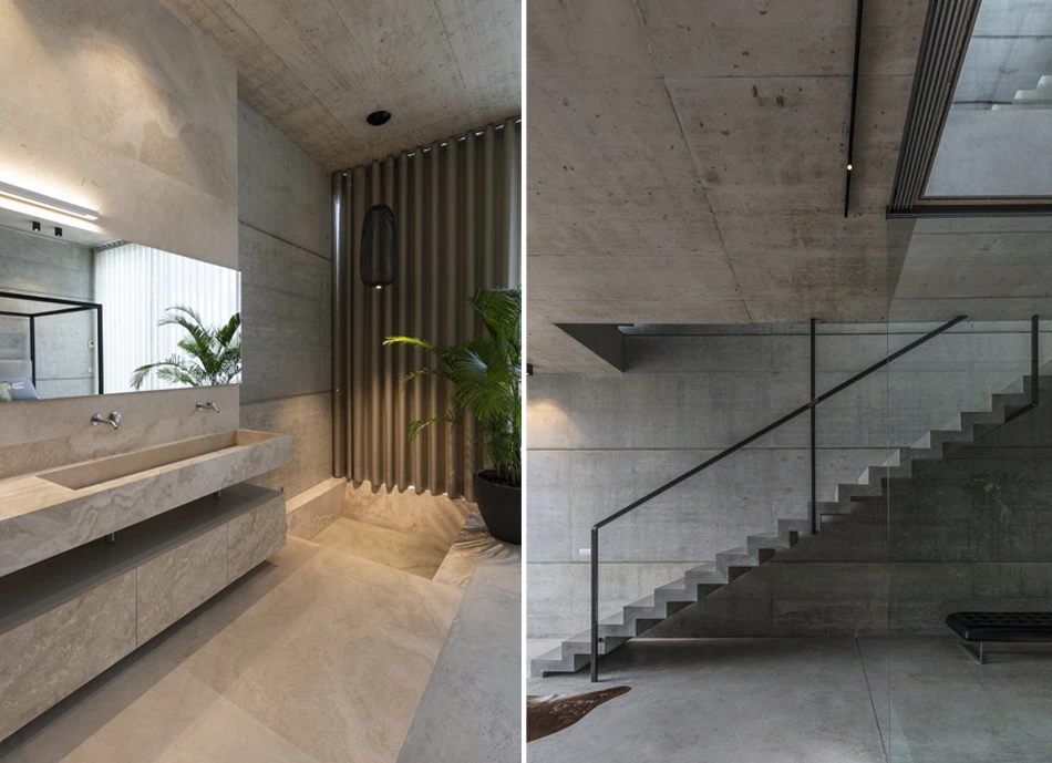 Casa B's master bathroom